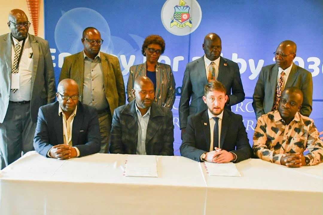 Signing witnessed by Energy Minister Moyo, Permanent Secretary Gloria Magombo and ZESA Holdings chief executive Cletus Nyachowe.